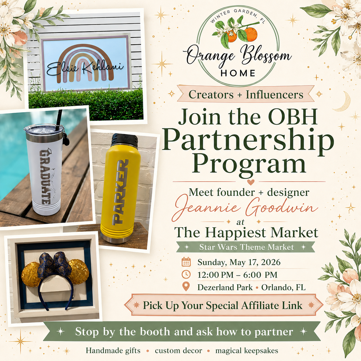 Partner with Orange Blossom Home: Creator & Influencer Affiliate Program