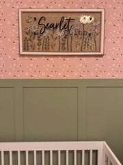 Daisy Wildflower Nursery Board.